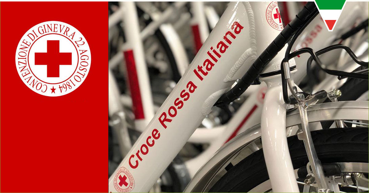 FIVE al fianco della Croce Rossa Italiana, l'assistenza arriva in e-bike